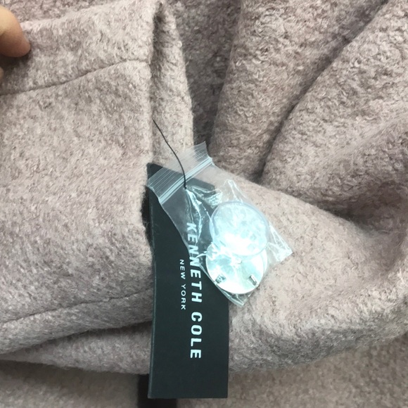 NWT,Kenneth Cole Wool Blend Bouclé Coat,blush - Picture 14 of 16